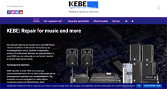 Desktop Screenshot of kebe.nl
