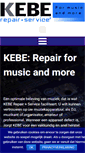 Mobile Screenshot of kebe.nl